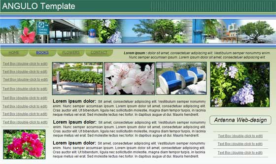 Green Theme Template